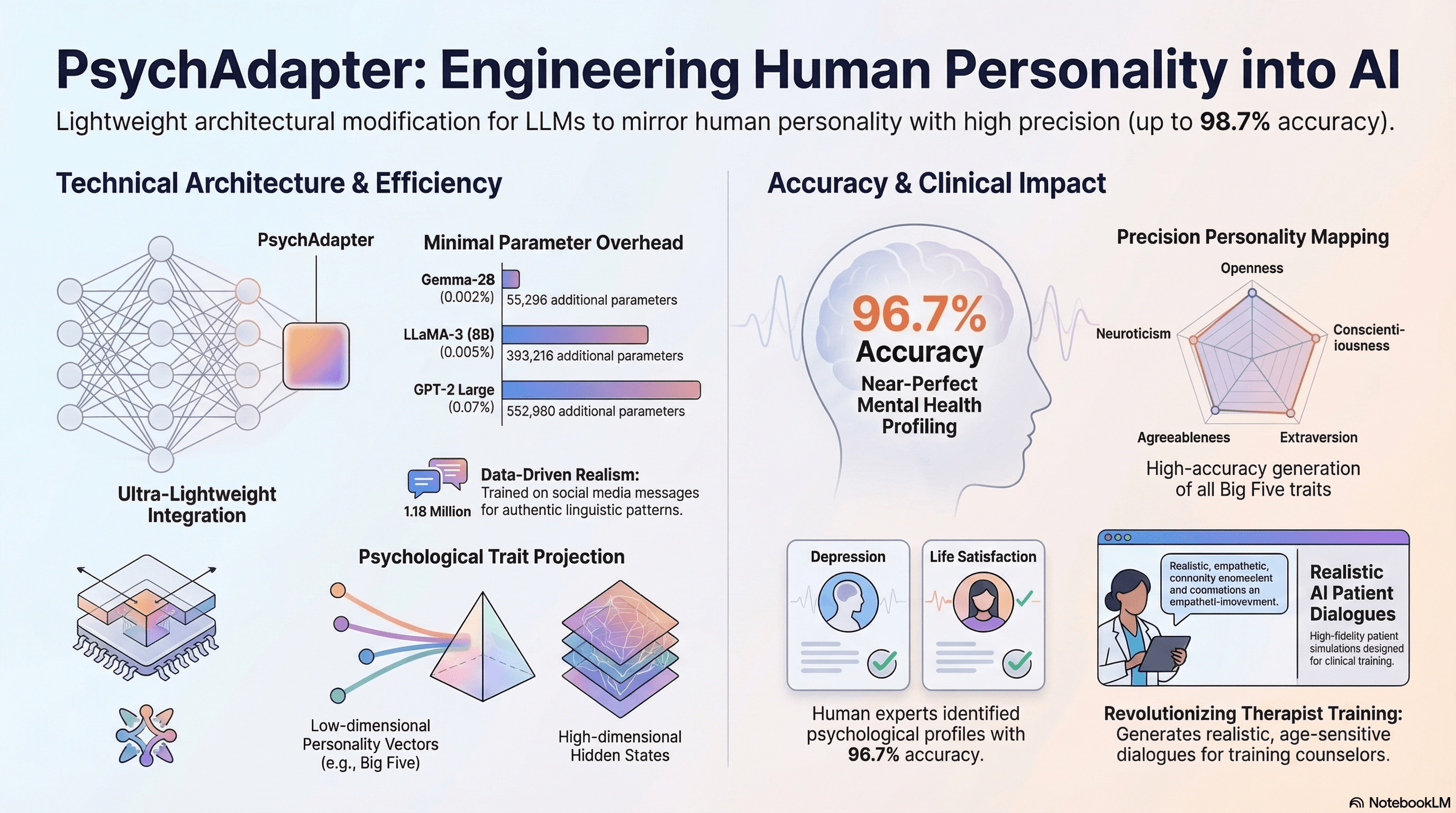 PsychAdapter: How AI Models Learn Human Personality Traits - AI-powered book insights and learning