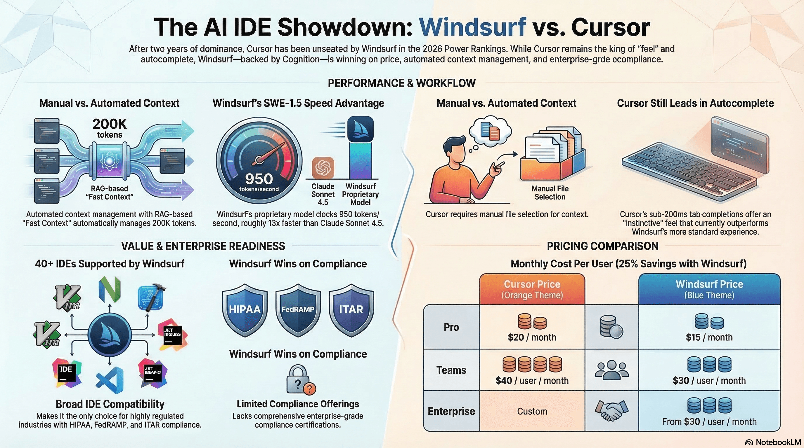 Windsurf Beat Cursor as the #1 AI IDE in 2026. I Tested Both for 3 Months to Find Out Why. - AI-powered book insights and learning