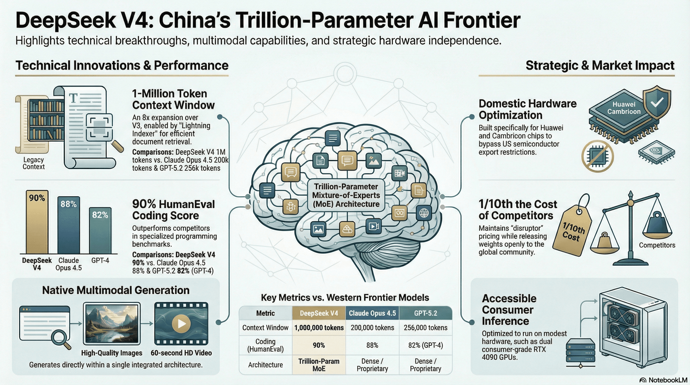 DeepSeek V4: China's Trillion-Parameter Multimodal AI Arrives - AI-powered book insights and learning