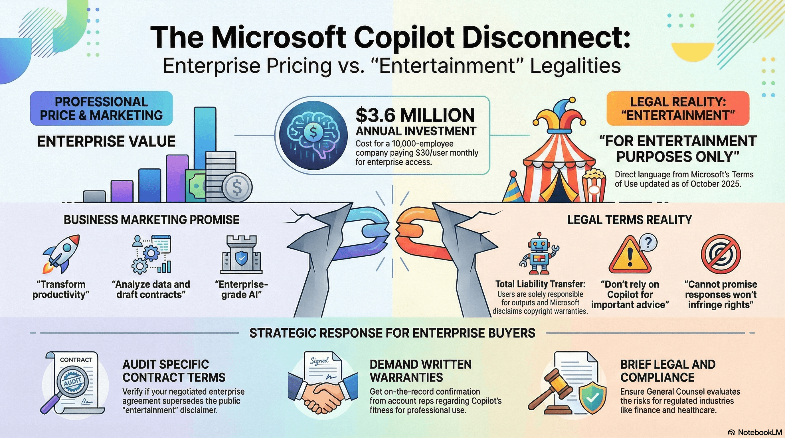 Microsoft Charges $30/Month for Copilot. Its Own Legal Team Calls It 'Entertainment Only.' - AI-powered book insights and learning